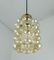 Vintage Bubble Glass Pendant by Helena Tynell for Glashuette Limburg 9