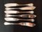 Antique Silver Plated Fish Knives from Christofle, Set of 6 2