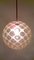 Pink Glass Pendant Lamp from Venini, 1930s 4