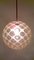 Pink Glass Pendant Lamp from Venini, 1930s, Image 4