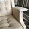 Tufted Leather Lounge Chair & Ottoman, 1960s, Set of 2 33