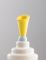 Vaso piccolo #02 HYBRID bianco, celeste e giallo di Tal Batit, Immagine 3