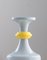 #07 Mini HYBRID Vase in Light Blue & Yellow by Tal Batit 3