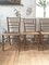 Antique French Bamboo Chairs, Set of 5 1