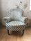 Antique Floral Toad Armchair 1