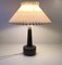 Mid-Century Grey Ceramic Table Lamp from Søholm, 1960s 3