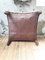 Antique French Crushed Velvet Pouf 5