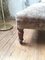 Antique French Crushed Velvet Pouf 7