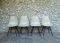 DSW Off-White Dowel Chairs by Charles & Ray Eames for Herman Miller, 1970s, Set of 4 1