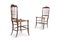 Antike Chiavari Esszimmerstühle aus Kirschholz & Korbgeflecht, 6er Set 3