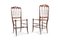 Antique Cherrywood & Wicker Chiavari Dining Chairs, Set of 6 5