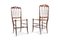 Antique Cherrywood & Wicker Chiavari Dining Chairs, Set of 6, Image 5