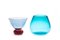 Vaso piccolo Kount blu e rosso di Karim Rashid per Purho, Immagine 3