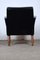 Dänische Mid-Century Sessel aus schwarzem Leder, 2er Set 7