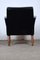 Mid-Century Danish Black Leather Easy Chairs, Set of 2, Image 7