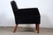 Mid-Century Danish Black Leather Easy Chairs, Set of 2, Image 6