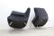 Mid-Century Italian Velvet Lounge Chairs, 1950s, Set of 2 8