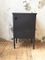 Vintage Black Wooden Chest of Drawers, Image 7