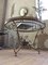 Tavolino da caffè vintage in bronzo e vetro di Petitot, Immagine 5