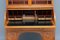 Antikes Bücherregal aus Satinholz mit Rollfach von Edwards & Roberts 13