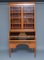 Antikes Bücherregal aus Satinholz mit Rollfach von Edwards & Roberts 2
