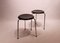 Black Dot Stools by Arne Jacobsen for Fritz Hansen, 1970s, Set of 2, Image 2