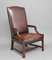 Vintage Mahogany Library Chair, 1930s, Image 2