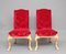 Chaises Style George I Vintage en Bois Doré, 1920s, Set de 2 1