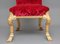Vergoldete Vintage Holzstühle im George I Stil, 1920er, 2er Set 5