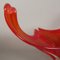 Large Red Murano Glass Bowl, 1950s 8
