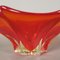 Grand Bol en Verre Murano Rouge, 1950s 11