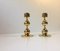 Gold Plated Candleholders by Hugo Asmussen for Asmussen, 1960s, Set of 2 2