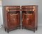 19th Century French Mahogany Cabinets, Set of 2 3