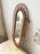 Specchio vintage ovale in vimini, Francia, Immagine 5