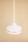 Opaline Glass Pendant Lamp, 1960s 5