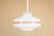 Opaline Glass Pendant Lamp, 1960s 1