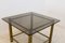 Faux Bamboo Brass Side Table, 1960s 9