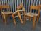 Chaises Meribel par Charlotte Perriand, 1950s, Set de 3 4