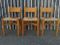 Meribel Chairs von Charlotte Perriand, 1950er, 3er Set 1