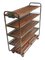 French Industrial Shelving Rack on Wheels, 1960s, Image 3
