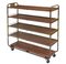 French Industrial Shelving Rack on Wheels, 1960s, Image 2