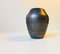 Scandinavian Black Glaze Ceramic Vase, 1960s 1