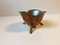 Copper and Brass Tripod Candy Bowl, 1950s 2