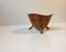 Copper and Brass Tripod Candy Bowl, 1950s 1