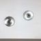 Modernist Space Age Disc Wall Lights from Honsel Lights, 1960s 3
