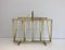 Faux-Bamboo and Brass Magazine Rack, 1970s, Image 1