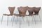 Sedia impilabile nr. 3107 in teak di Arne Jacobsen per Fritz Hansen, anni '60, Immagine 2