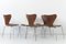Sillas apilables modelo 3107 de teca de Arne Jacobsen para Fritz Hansen, años 60, Imagen 4