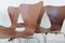 Chaise Empilable Modèle 3107 en Teck par Arne Jacobsen pour Fritz Hansen, 1960s 6