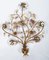 Aplique con flores de vidrio de Lobmeyr, años 50, Imagen 3